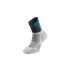 Calcetines de Trail Lurbel Track Four Gris Hielo/Turquesa