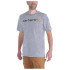 T-shirt Carhartt Core Logo T-Shirt S/S Homme Gris Heather