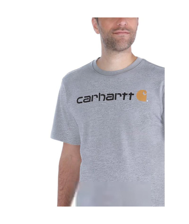 Camiseta Carhartt Core Logo T-Shirt S/S Homem...