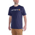 T-shirt Carhartt Core Logo T-Shirt S/S Homme Marine