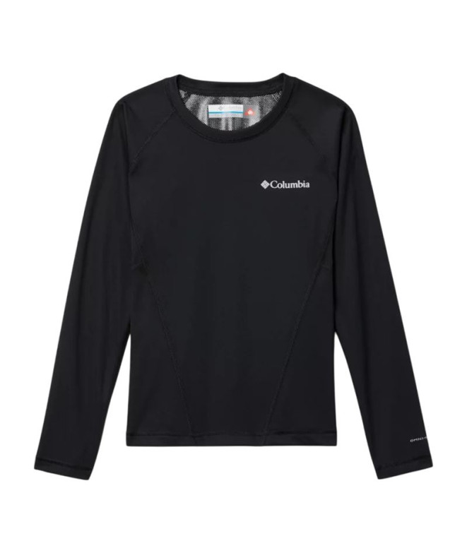 Camiseta Columbia Midweight Crew 2 Preto Infantil