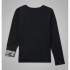 Camiseta Columbia Midweight Crew 2 Preto Infantil