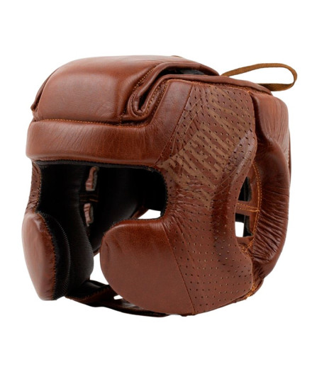 Capacete de Boxe Everlast 1910 Headgear Marrom