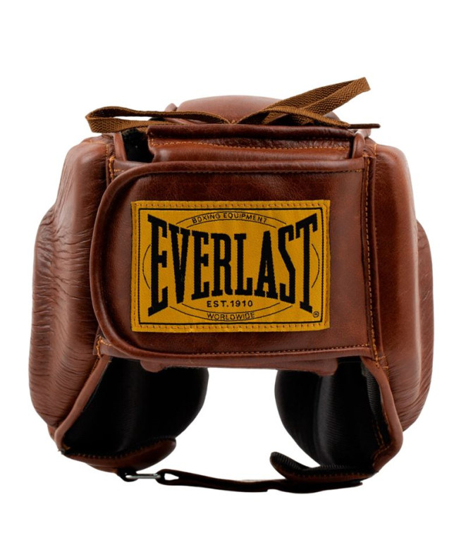 Casco de Boxeo Everlast 1910 Headgear Marrón