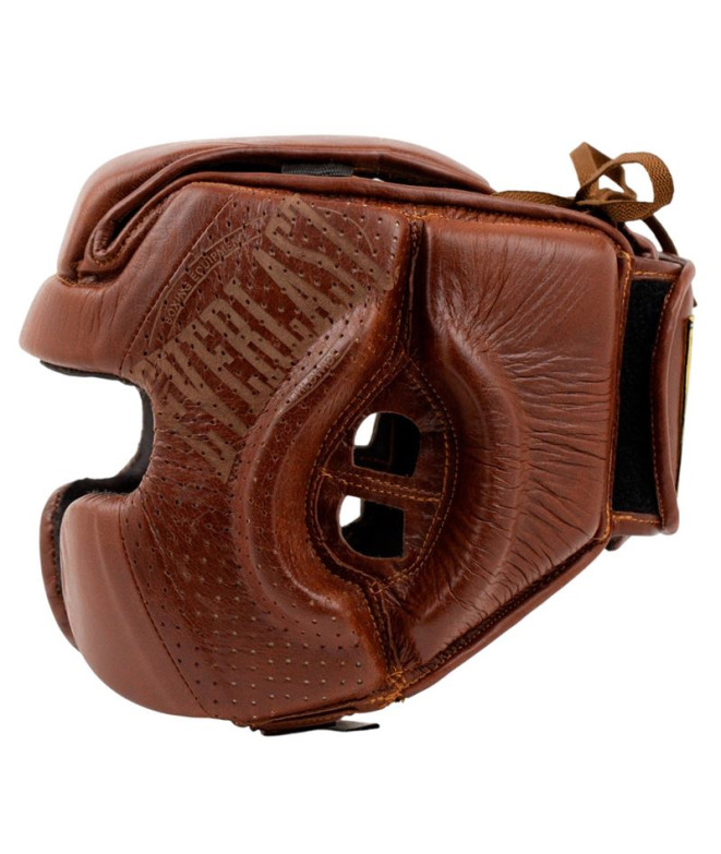 Capacete de Boxe Everlast 1910 Headgear Marrom