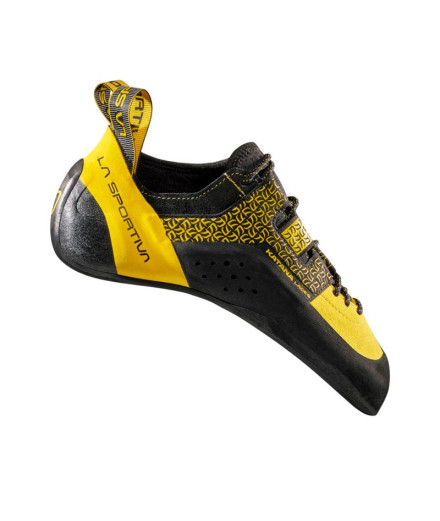 Pied de chat de Escalade La Sportiva Katana Laces Jaune/Noir