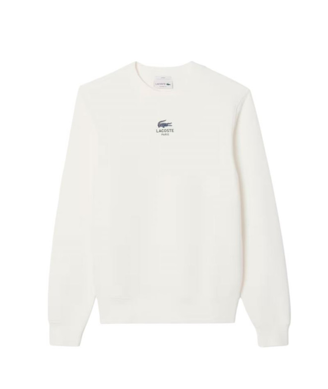 Sweat Lacoste Sweatshirt Blanc