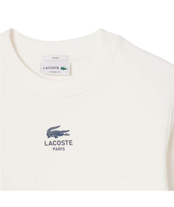 Sweat Lacoste Sweatshirt Blanc