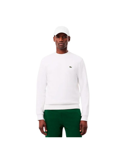 Sudadera de Tenis Lacoste Core Performance Hombre Blanco