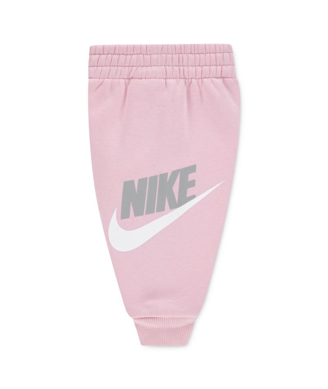 Conjunto Nike Color Blocked Hbr S Infantil Rosa