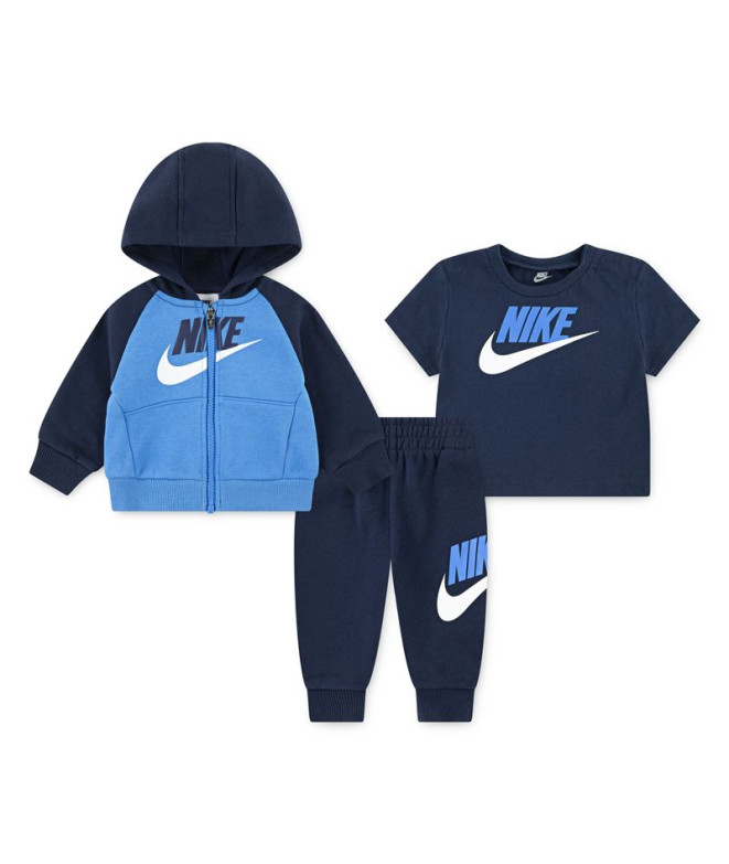 Ensemble Nike Color Blocked Hbr S Enfant Bleu...