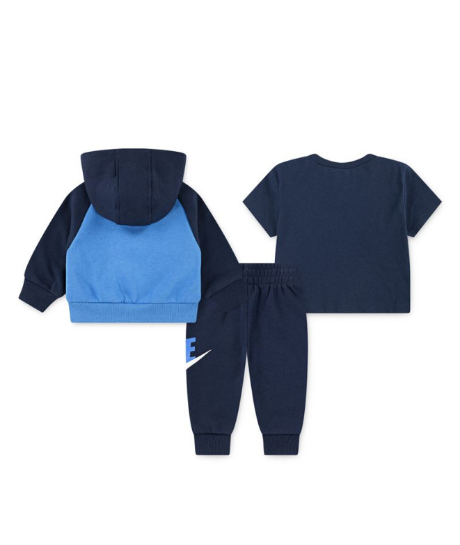 Ensemble Nike Color Blocked Hbr S Enfant Bleu...
