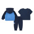 Conjunto Nike Color Blocked Hbr S Infantil Azul Royal