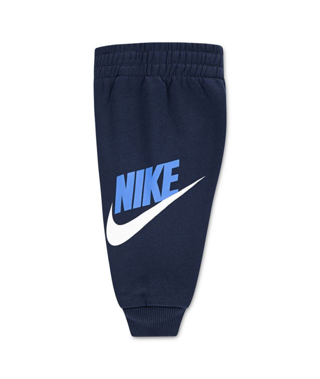 Conjunto Nike Color Blocked Hbr S Infantil Azul...