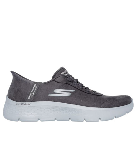 Sapatilhas Skechers Slip-Ins Go Walk Flex Mulher Cinza Sapatilhas Skechers Slip-Ins Go Walk Flex Mulher Cinza