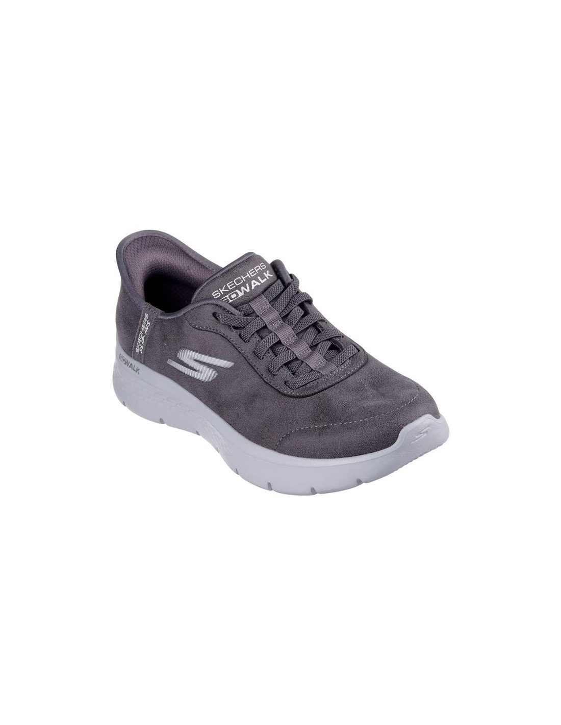 Zapatillas Skechers Slip-Ins Go Walk Flex Mujer Gris Atmósfera Sport