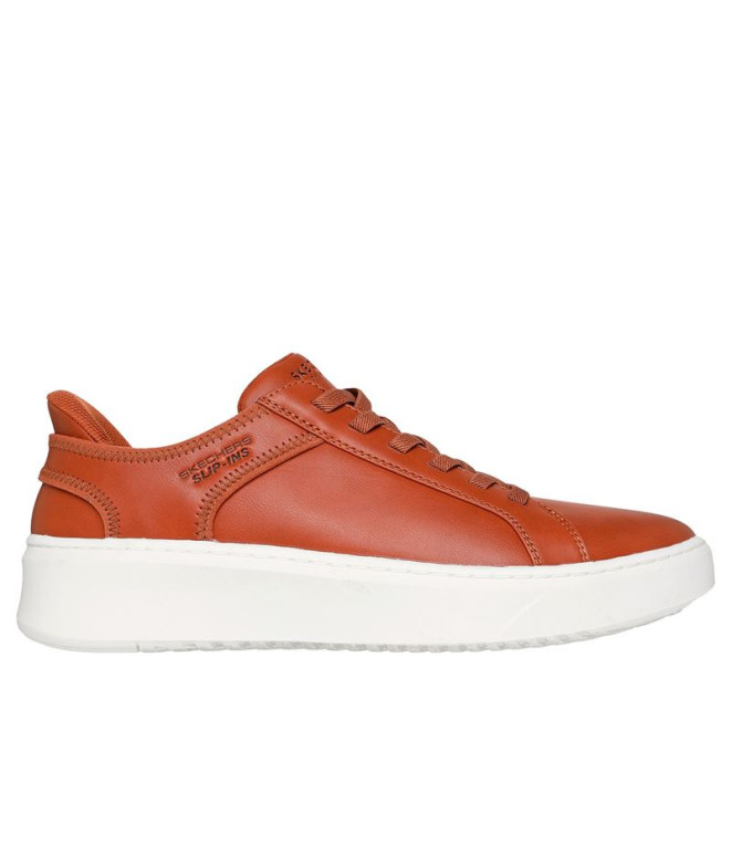 Chaussures Skechers Slip-Ins Court Break Cognac...
