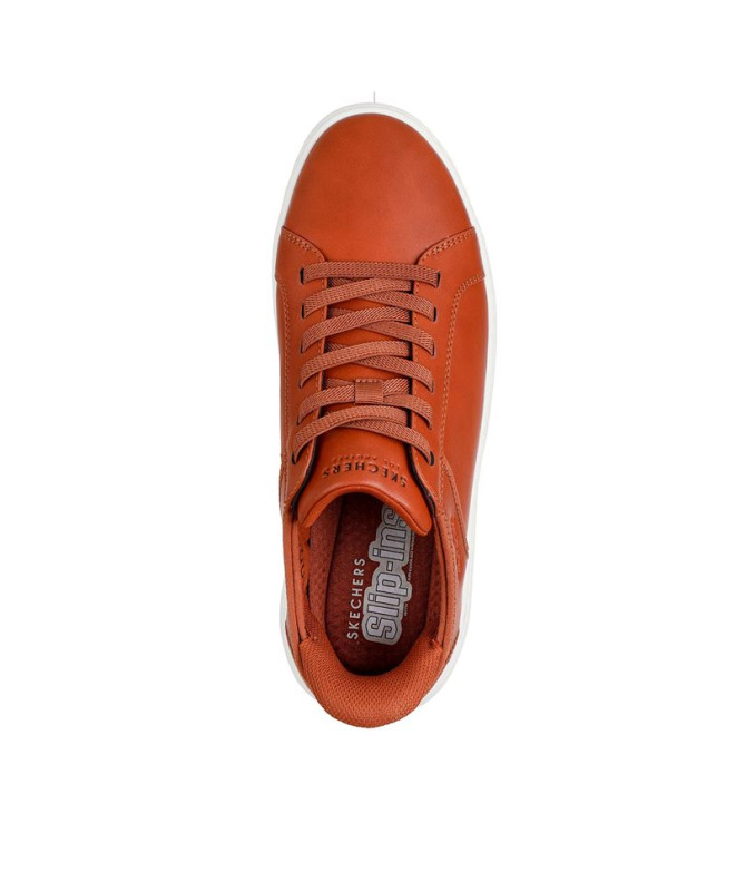 Chaussures Skechers Slip-Ins Court Break Cognac...