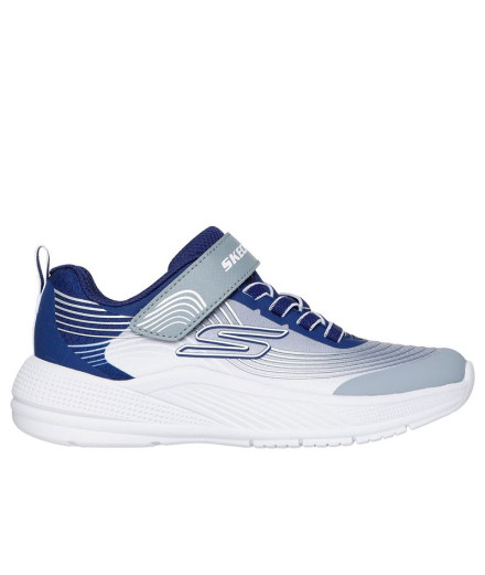 Chaussures Skechers Microspec Advance Enfant Bleu/Gris