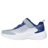 Chaussures Skechers Microspec Advance Enfant Bleu/Gris