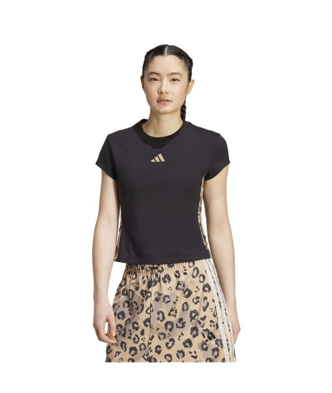 T-shirt adidas Aop Tee Femme Noir