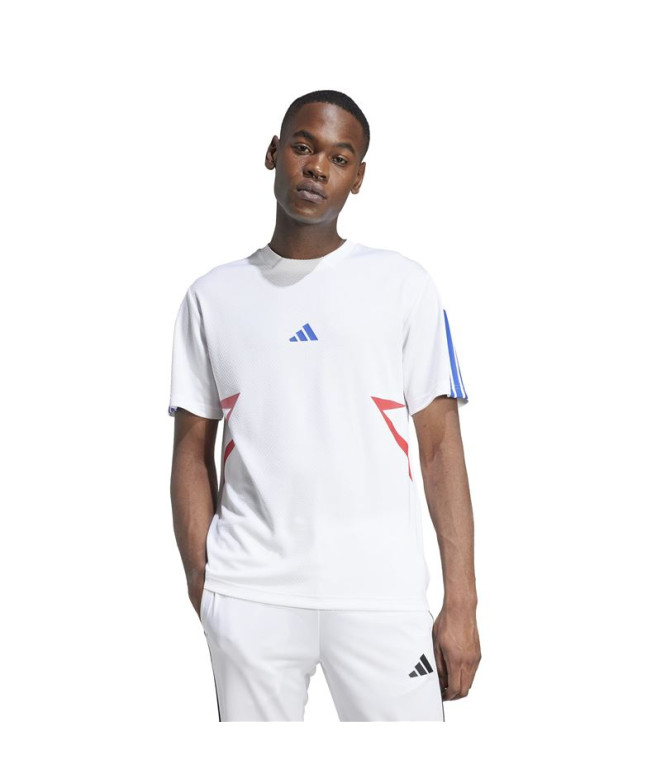 T-shirt adidas Tiro Cb Tee Homme Blanc