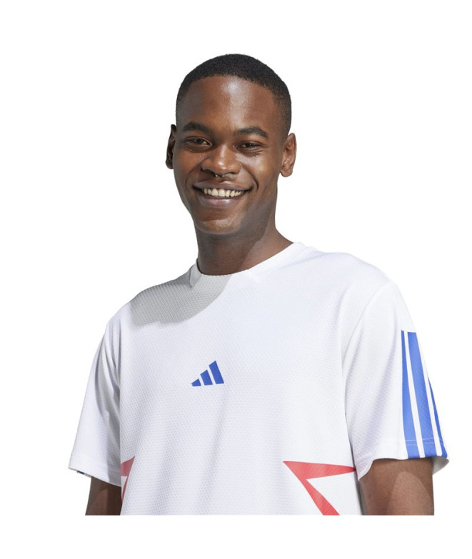 Camiseta adidas Tiro Cb Tee Homem Branco