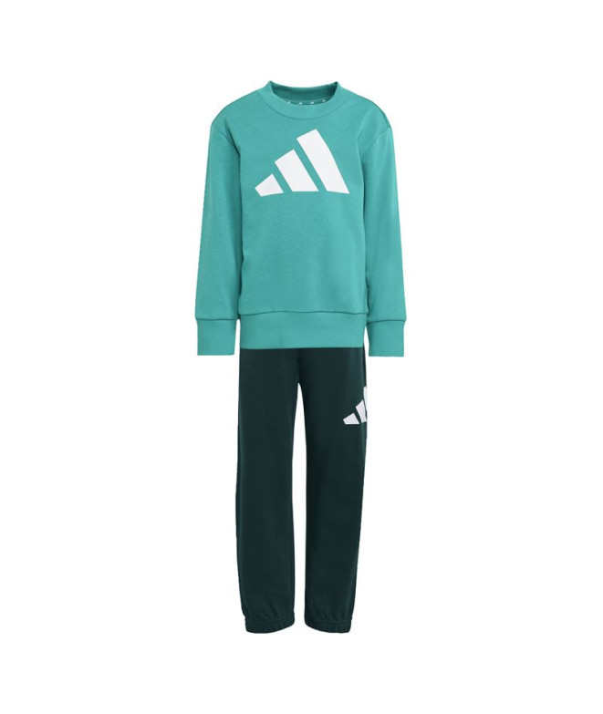 Ensemble adidas Lk Bl Ft Jog Enfant Bleu / Blanc