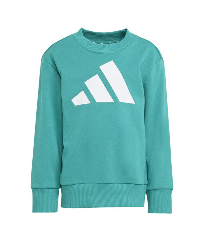 Conjunto adidas Lk Bl Ft Jog Infantil Azul /...