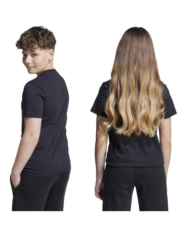 T-shirt adidas Big Logo 160 Enfant Noir/Rouge