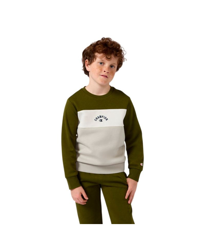 Sudadera Champion Icons Plus Niño Verde