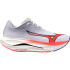 Zapatillas de Running Mizuno Wave Rebellion Flash 3 Hombre Blanco/Coral/Iris Bloom