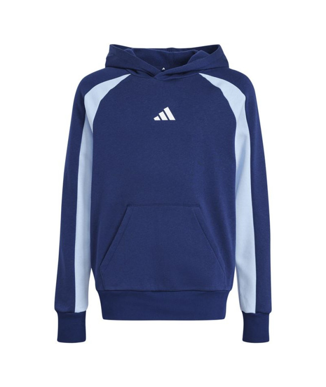 Moletom adidas Cb Fl Hd Infantil Azul Escuro