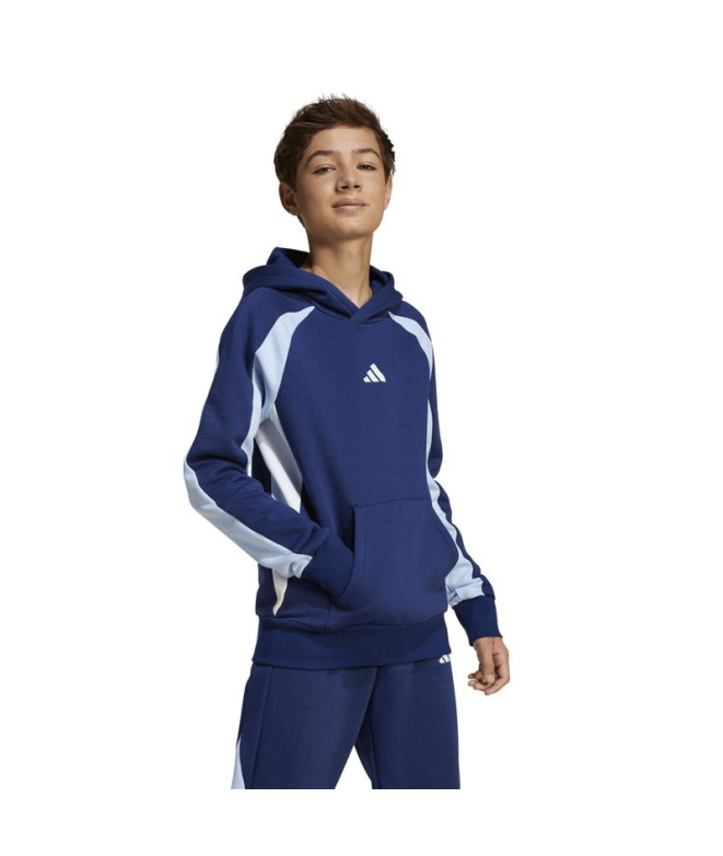 Moletom adidas Cb Fl Hd Infantil Azul Escuro