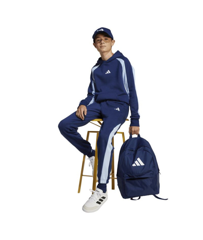 Moletom adidas Cb Fl Hd Infantil Azul Escuro