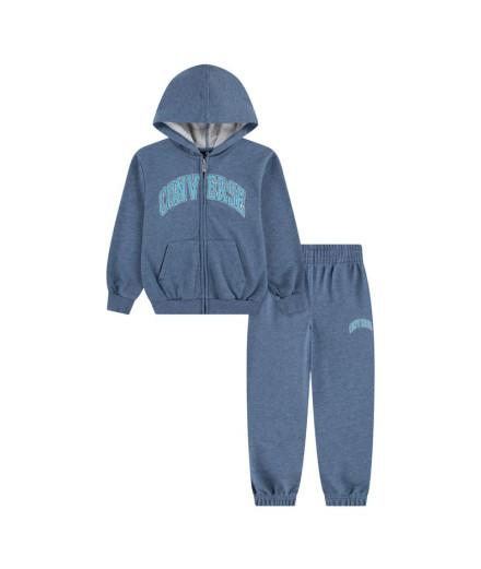 Conjunto Converse Cnvb Heritage Ft Full Zip Set Menino... Conjunto Converse Cnvb Heritage Ft Full Zip Set Menino...