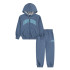 Ensemble Converse Cnvb Heritage Ft Full Zip Set Enfant Bleu Marine
