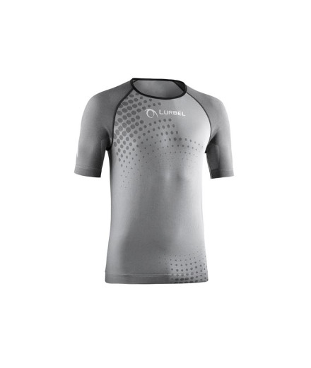 Camiseta de Trail Lurbel Spirit Flux Manga Curta Cinza...