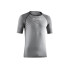 Camiseta de Trail Lurbel Spirit Flux Short Sleeves Gris Hielo/Negro