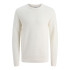 Sweat Jack and Jones Jjotto Knit Crew Neck Cloud Dancer Homme