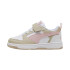 Zapatillas Puma Rebound V6 Low Infantil Blanco/Beige