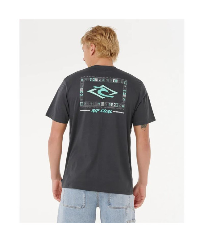 T-shirt Rip Curl Legacy Tee Homme Noir