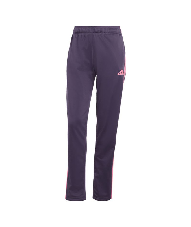 Fato de treino adidas Ess 3 Bandas Ts Mulher Roxo
