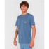 T-shirt Rip Curl Sportline Badge Ss Tee Homme Bleu