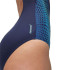 Fato de banho Speedo Medalha Digital Impressa 1 Peça Mulher Azul