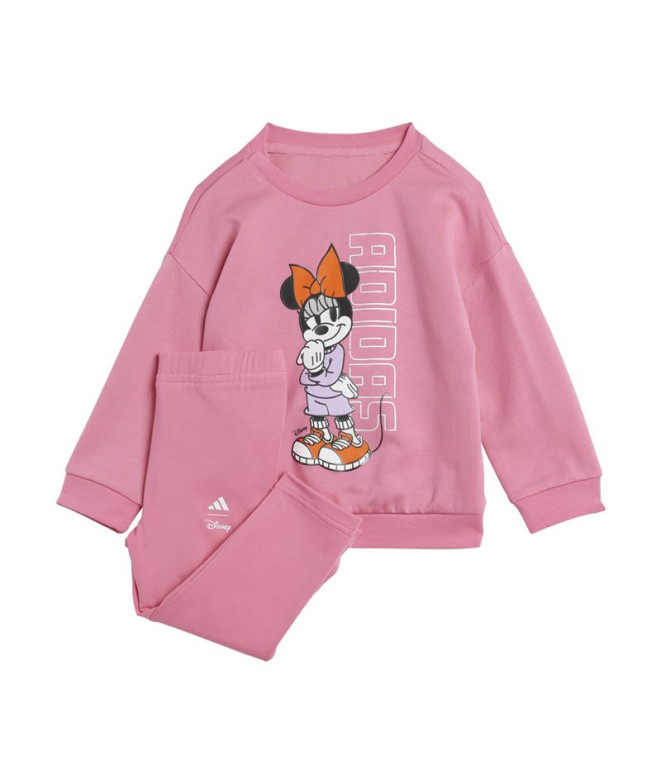 Conjunto adidas I Dy Mi Jog Infantil Rosa