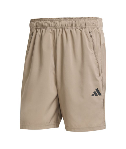 Calça de Fitness adidas Training-Es Wv Sho Homem Bege/Preto