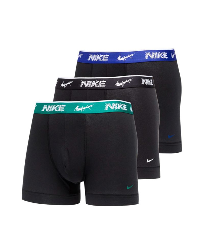 Cuecas Nike Trunk 3Pk Homem Preto