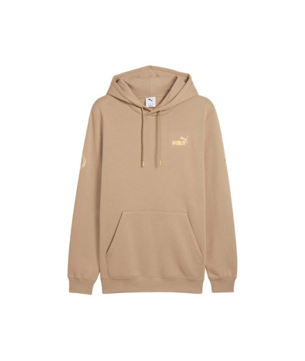 Moletom Puma Maximal Metallic Homem Marrom