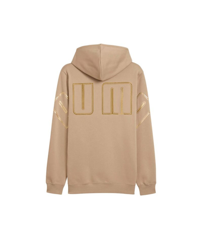 Moletom Puma Maximal Metallic Homem Marrom